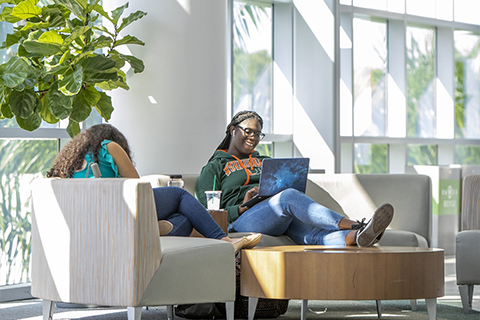 Two girls sitting in Shalala